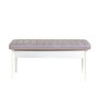 Hanah Home Vina White Soho Grey Juego de Comedor Extensible